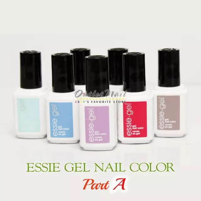 ESSIE Gel Color PART A >Pick ANY Shade Soak Off UV LED Nail Polish Base Top Coat