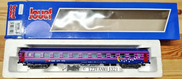 Jouef HO 5738 Voiture Voyageurs BM SBB CFF FFS Type Ric-UIC 5185 - Élégance Ferroviaire Suisse