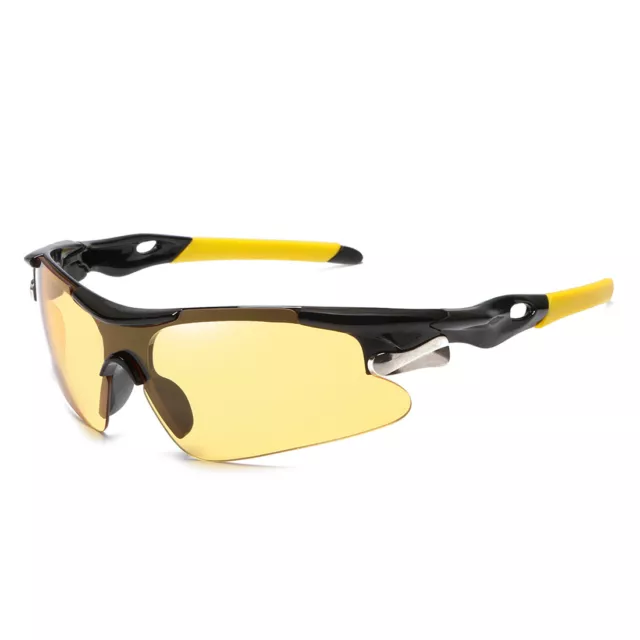 NEW Men's Outdoor Sunglasses Sports Mirror Cycling Glasses Windproof Sunglasses