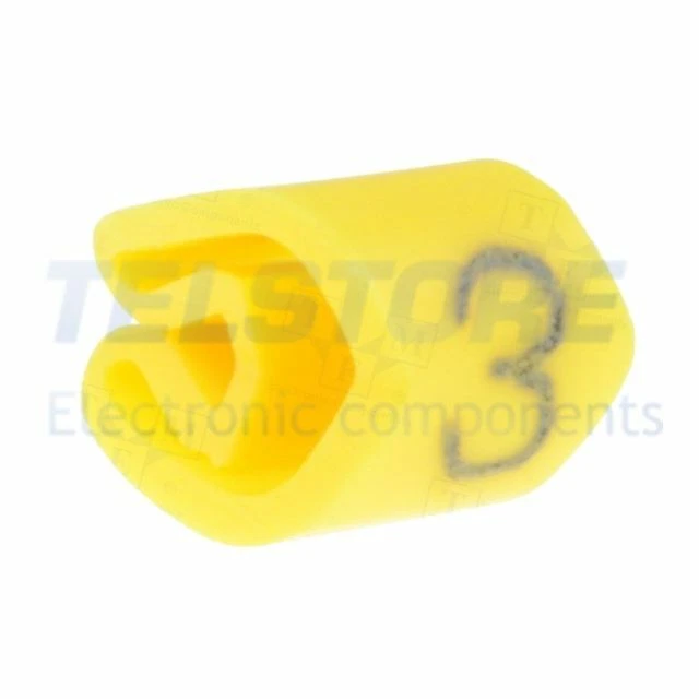 200pcs  0252611511 Segna cavi per cavi e fili Simbolo dell'etichetta 3 3÷5mm 025
