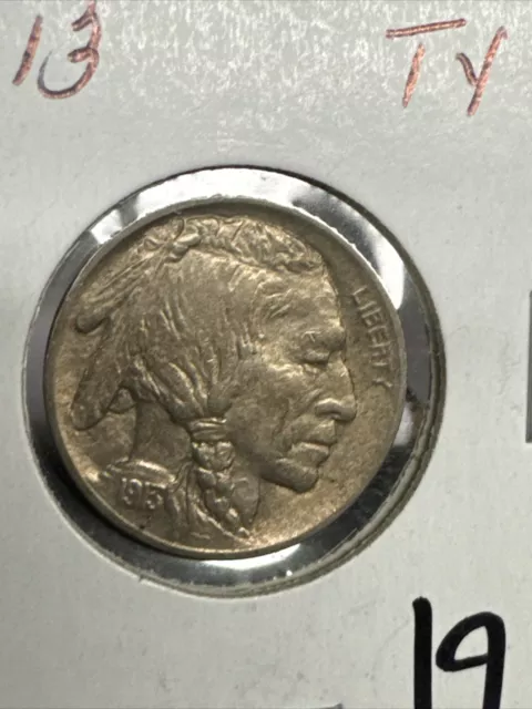 * 1913-P Type 1 * Superb Gem Bu Ms Buffalo Nickel * From Original Collection #19