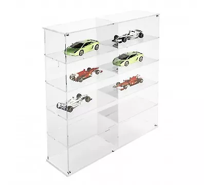 E-368 BAC  Vitrine en plexi transparent ˆ 5 Žtages et 2 compartiments (Žchelle 1