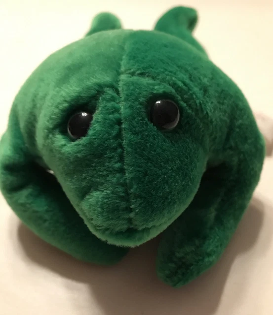 FIESTA CONCESSION GREEN Frog Plush Stuffed Nautical Animals Toy 8" 8.