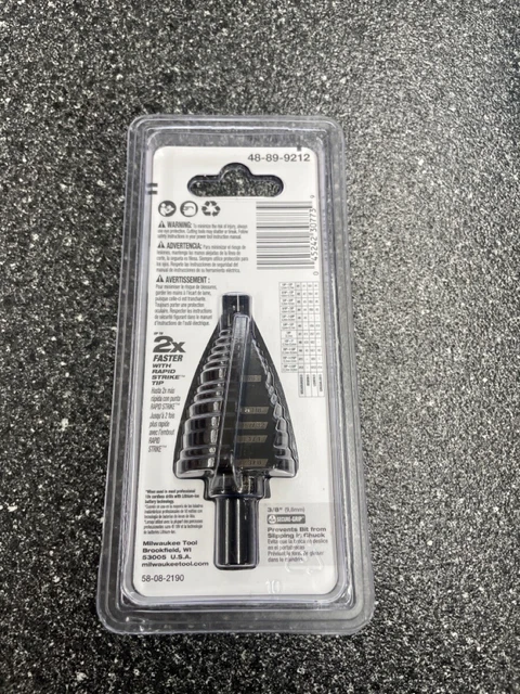 Milwaukee Tools 48-89-9212 Jam-Free Step Drill Bit (Ps2009237) 2