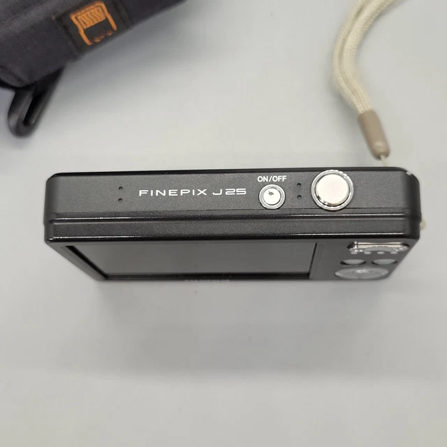 Fujifilm FinePix J25 10,0 megapixel fotocamera digitale compatta testata nera 4