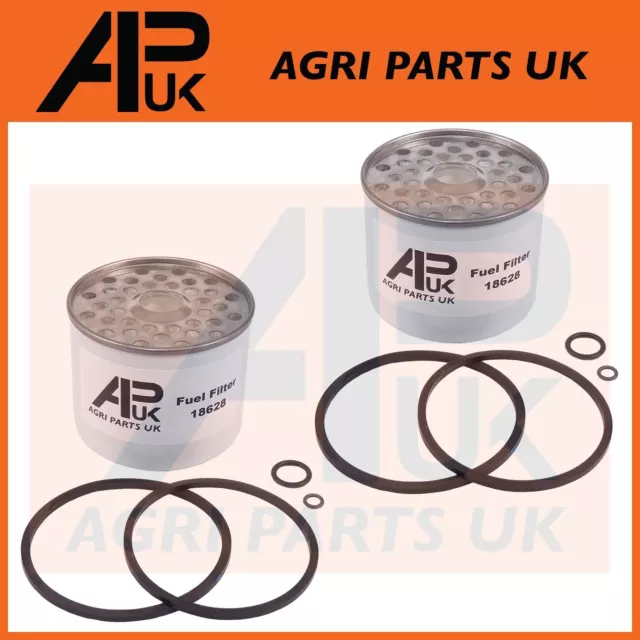 2x Fuel Filter Element for JCB 165 170 180 185 Skid Steer 926 930 940 Forklift