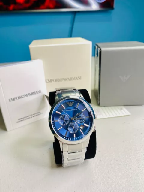 MONTRE CHRONOGRAPHE HOMME classique Emporio Armani AR2448 neuve dans sa boite EUR 92 24 PicClick FR