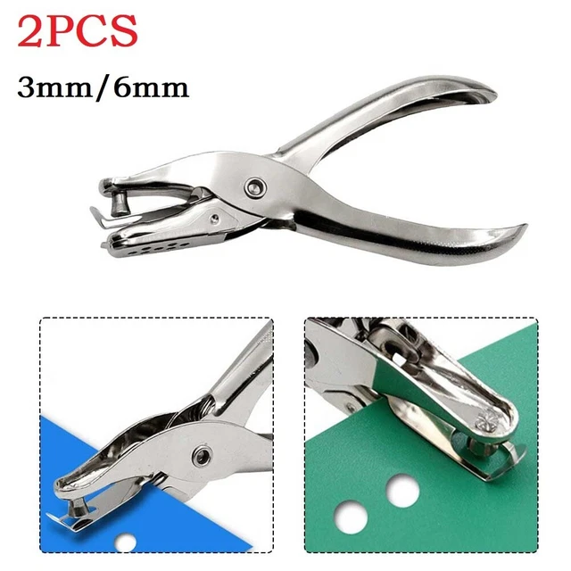 2 pz punzone foro singolo portatile in metallo 36 mm per scrapbooking e artigianato