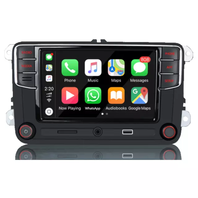 RCD330 Pour VW Golf Mk6 Transporter T5.1 Polo Mk5 Scirocco Mk3 Carplay MIB Radio 3