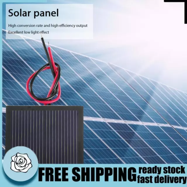 1V 200mA Polykristallines Silizium Solarpanel 0.2W DIY für Solarspielzeug (1pc)
