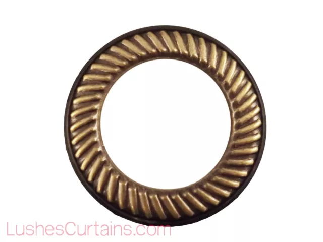 Curtain Drapery Antique Brass Grommets Washer #12 Inner Diameter 1-9/16" Pack of
