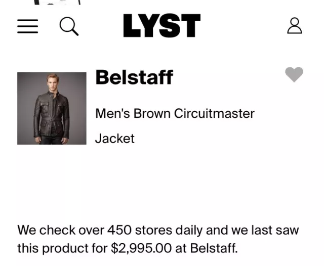 Belstaff Mens Circuitmaster Metallic Black Brown Panther Jacket 52/42, L $2900 3