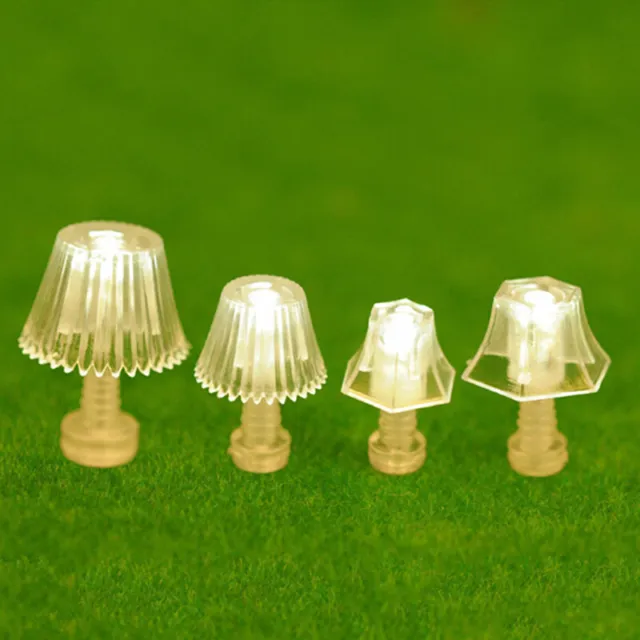 1:20 Mini lighting table lamp dollhouse miniatures accessories .ME