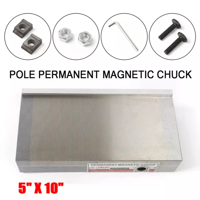 5x10'' Permanent Magnetic Chuck For Grinding Machine Manufacturing Workholding