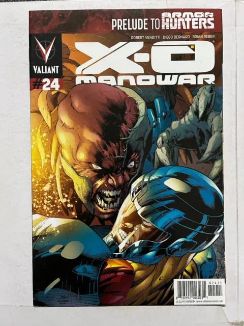 X-O Manowar #24 Cover A VALIANT COMICS ENTERTAINMENT 2014 Armor Hunters!