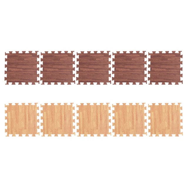 10 pz puzzle per bambini Eva venature legno tappetino puzzle in schiuma gamepad