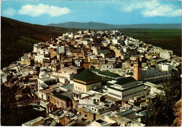 CPM AK MAROC Vue sur le mausolée MOULAY-IDRISS 1er (IXe Siecle) (67355)