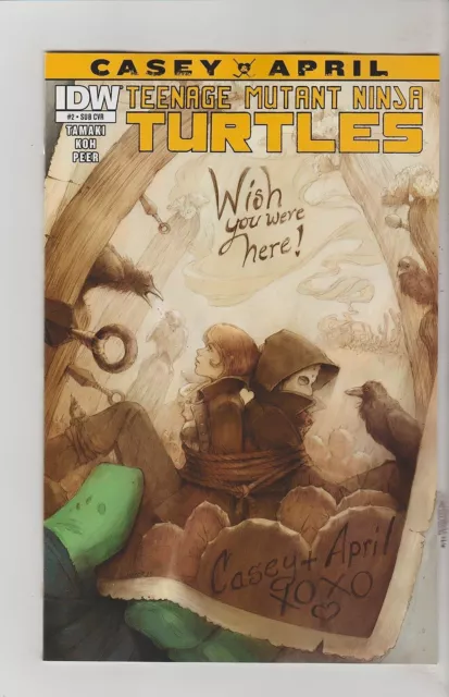 Idw Comics Teenage Mutant Ninja Turtle Casey & April #2 Jul 2015 Subs Variant Nm