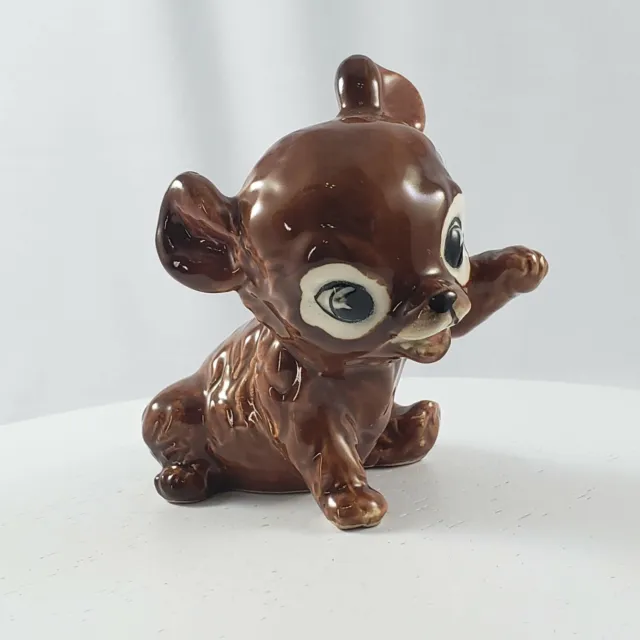 Vintage Kreiss Company Playful Brown Bear Cub Japan Ceramic Figurine