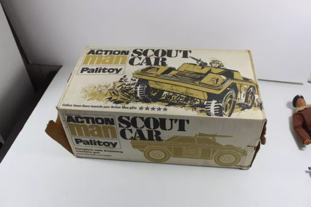 Coffret Voiture Vintage Action Man / Gi Joe Palitoy Palitoy Scout Rare !