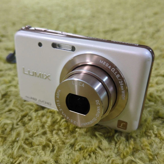 PANASONIC DMC-FX80 12.5MP Compact Digital Camera 5x Zoom