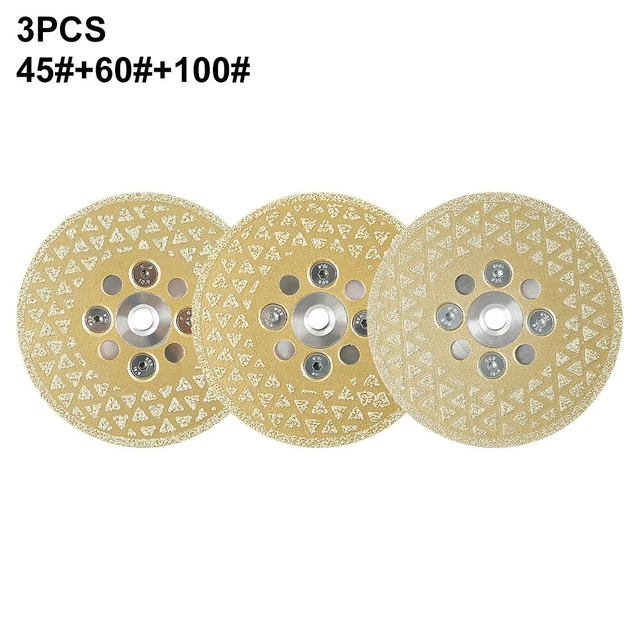 LOT DE TROIS disques rectifier double face haute performance ...