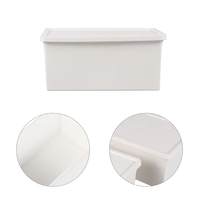 2 pz coperchi contenitori portaoggetti conchiglie bianco Pp
