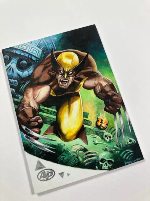 2019 Marvel Premier Upper Deck Wolverine AP Sketch Card by Jeff Mallinson