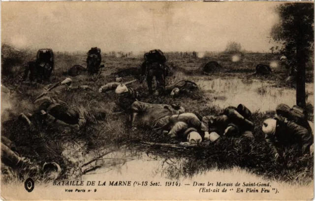 CPA AK Military In the Marshes of Saint-Gond Battle of the Marne (697597)