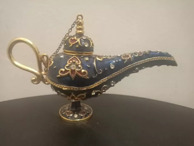 Lampe Aladdin Multi couleur petit cadeau souvenir Décoré de cristaux Swarovski