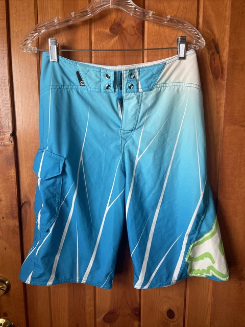MEN’s FOX RACING Board Shorts, Swimming Trunks. Size 28.