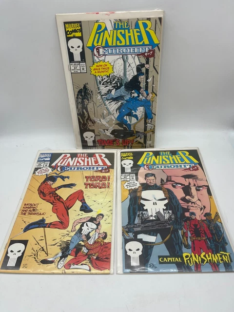 Marvel The Punisher Eurohit  #67 #68 #69 LOT OF 3 Higher Grade Comics