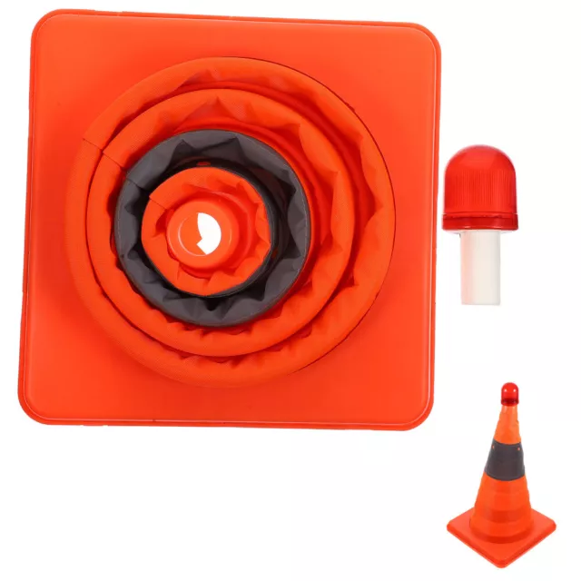 Pop Up Road Safety Cones Collapsible Pull Out Emergency Accident Traffic Cones 3