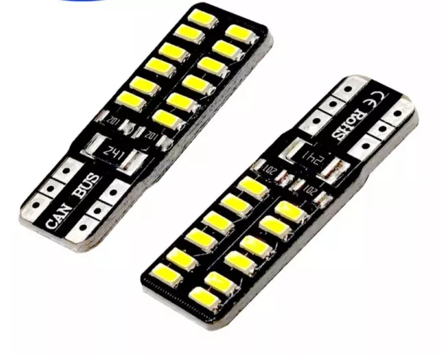 Veilleuses LED W5W T10 Canbus ANTI ERREUR voiture moto Maroc à prix pas  cher