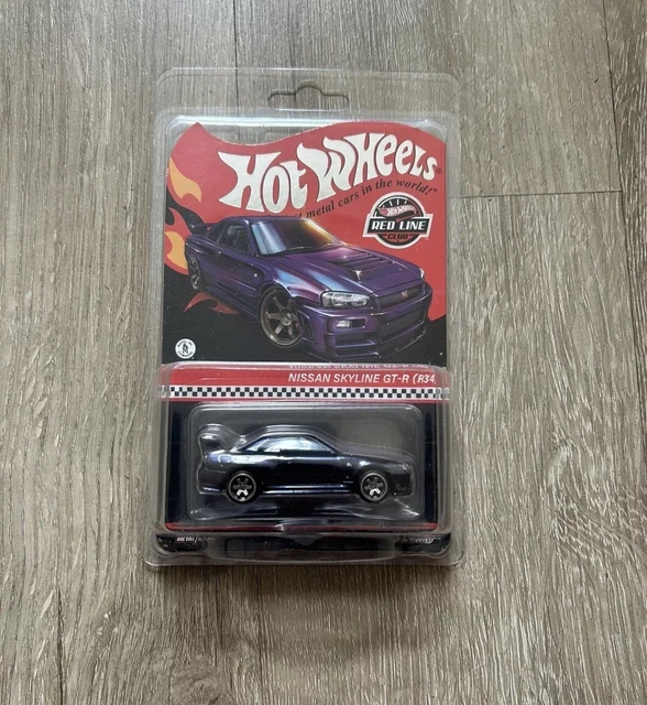 EN MAIN HOT Wheels Collectors RLC Exclusif Nissan Skyline GT-R BNR34