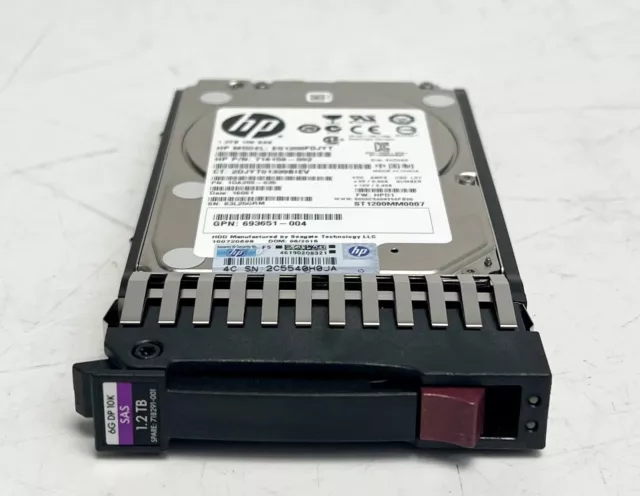 HPE 1.2TB 10K 6G 2.5" 718160-B21 Dual Port SAS Hard Drive