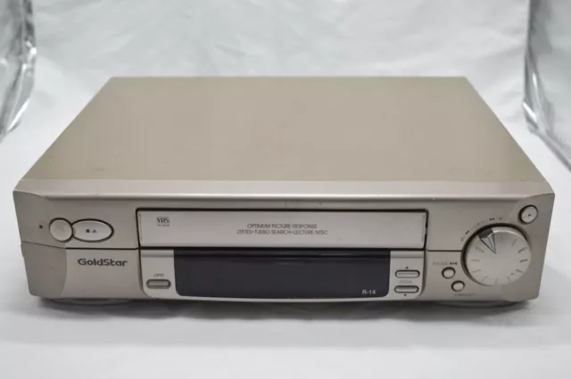 MAGNÉTOSCOPE LECTEUR CASSETTE enregistreur recorder VHS K7 Goldstar R-14  EUR 64,90 - PicClick FR