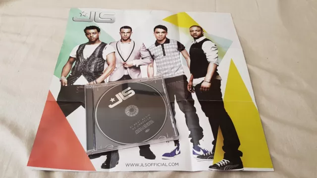 Jls Beat Again / Umbrella Rihanna Cover 2 Track Cd Single With Poster