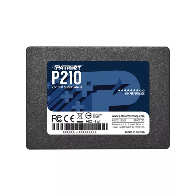 Patriot P210 128GB 256GB 512GB 1TB 2TB 2.5" SATA 3 6GB/s Internal SSD PC/MAC Lot