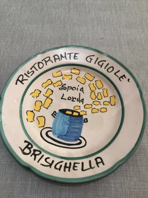 Piatto Ristorante Del Buon Ricordo-Gigiole’-Brisighella-Spoia Lorda