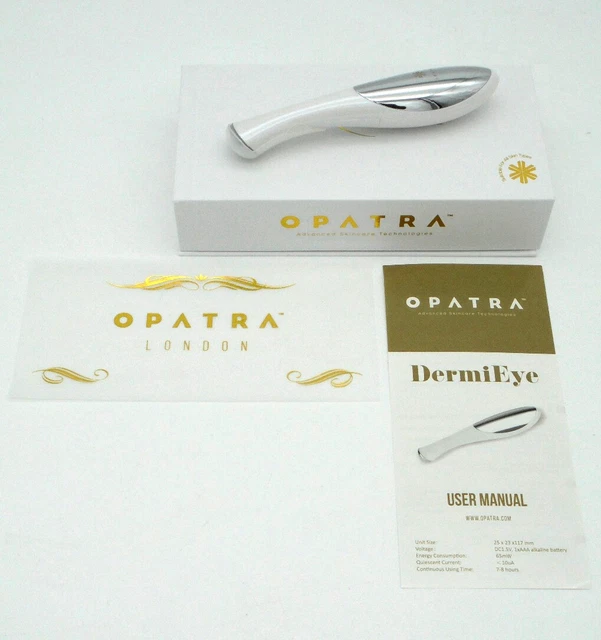 Masajeador de suero y crema Opatra Dermieye cuidado de la piel alrededor de los ojos totalmente nuevo en caja