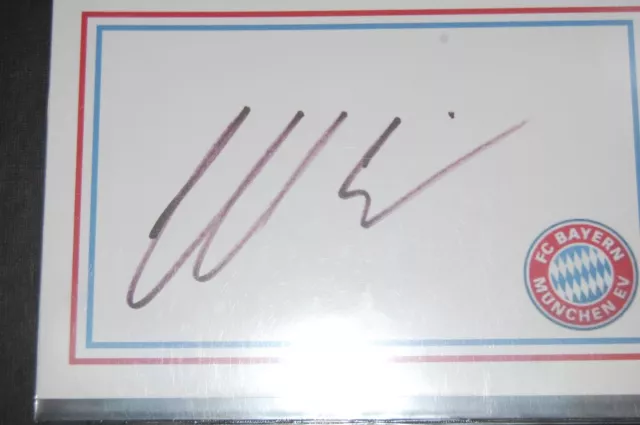 Gerd Muller Bayern Munich Signed White Card 2