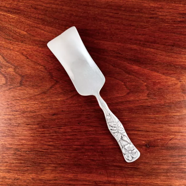 Shiebler Aesthetic Sterling Silver Shoehorn Flora Wild Rose 1887 No Monogram