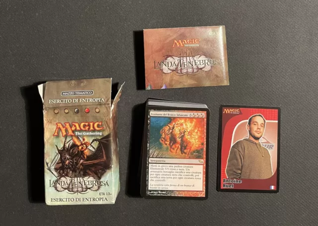 Mtg Magic The Gathering Landa Tenebrosa Esercito di Entropia Mazzo Tematico