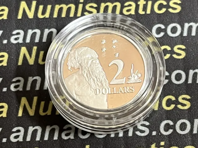 1988 Silver Proof $2 Two Dollars With Capsule