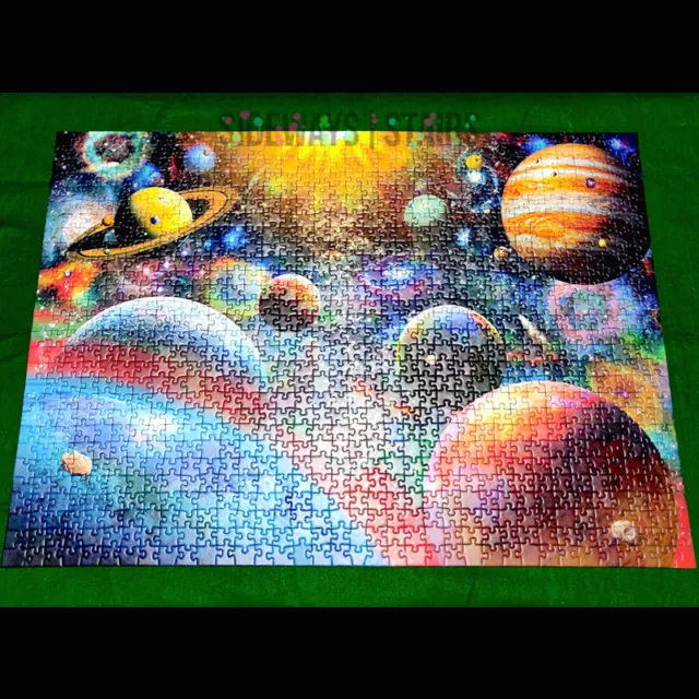 PLANETARY VISION OUTER SPACE PUZZLE Ravensburger 1000 jigsaw 27" x 20" Germany 2