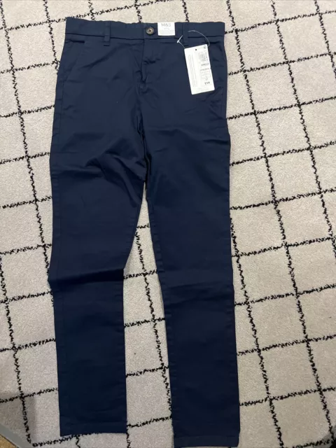 BNWT M&S boys Navy trousers age 10-11