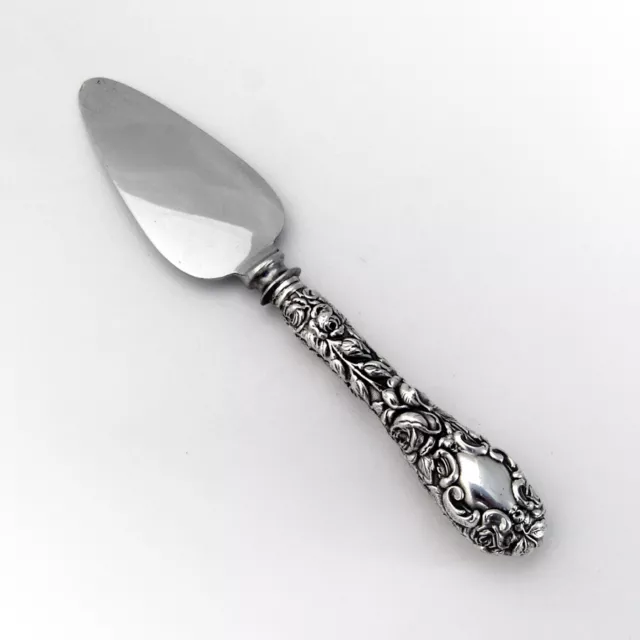 Baltimore Rose Cheese Server Schofield Sterling Silver 1905