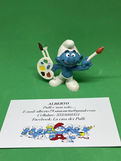 Puffi Smurfs Puffo Smurf Pittore Artista Artist 20089