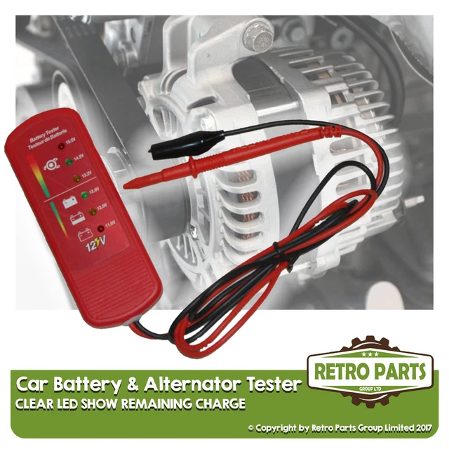 CAR BATTERY & Alternator Tester for Toyota Hiace. 12v DC Voltage Check